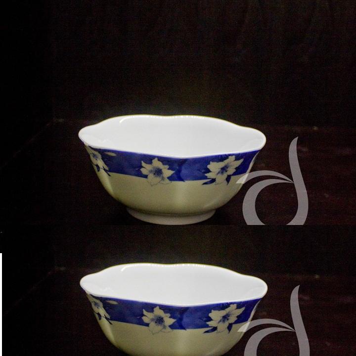 SIÊU SALE - COMBO 2 Tô canh 17,4 cm hoa huệ xanh  cao cấp