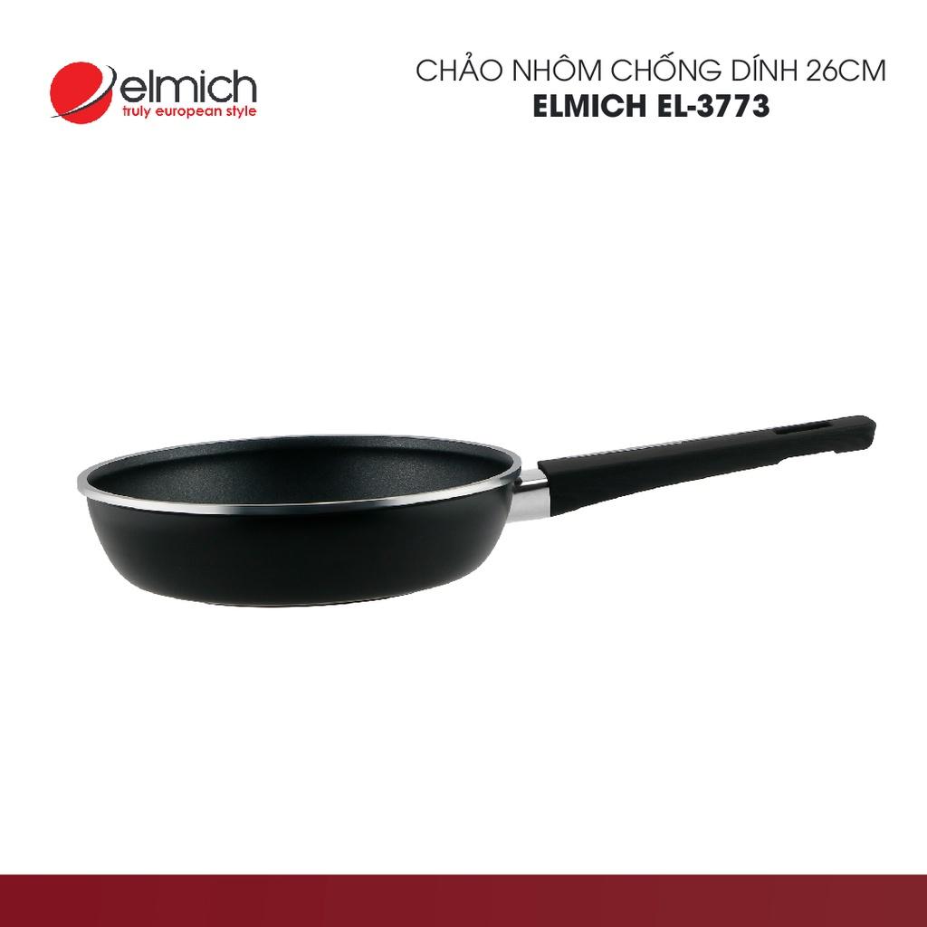 Chảo nhôm chống dính cao cấp Elmich Nero | EL3771 size 20cm | EL3772 size 24cm | EL3773 size 26cm | EL3774 size 28cm