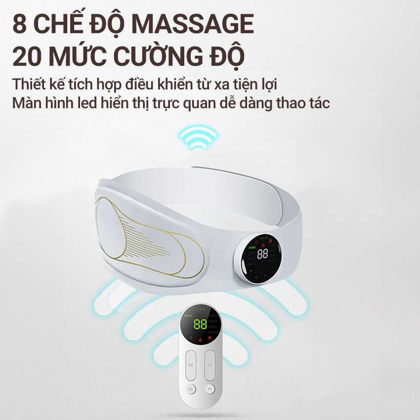 máy massge bụng EMS, máy massage tan mỡ bụng,hỗ trợ giảm đau nhức vùng thắt lưng, lấy lại vóc dáng