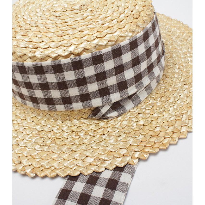 Nón Vành Cột Dây Caro 428