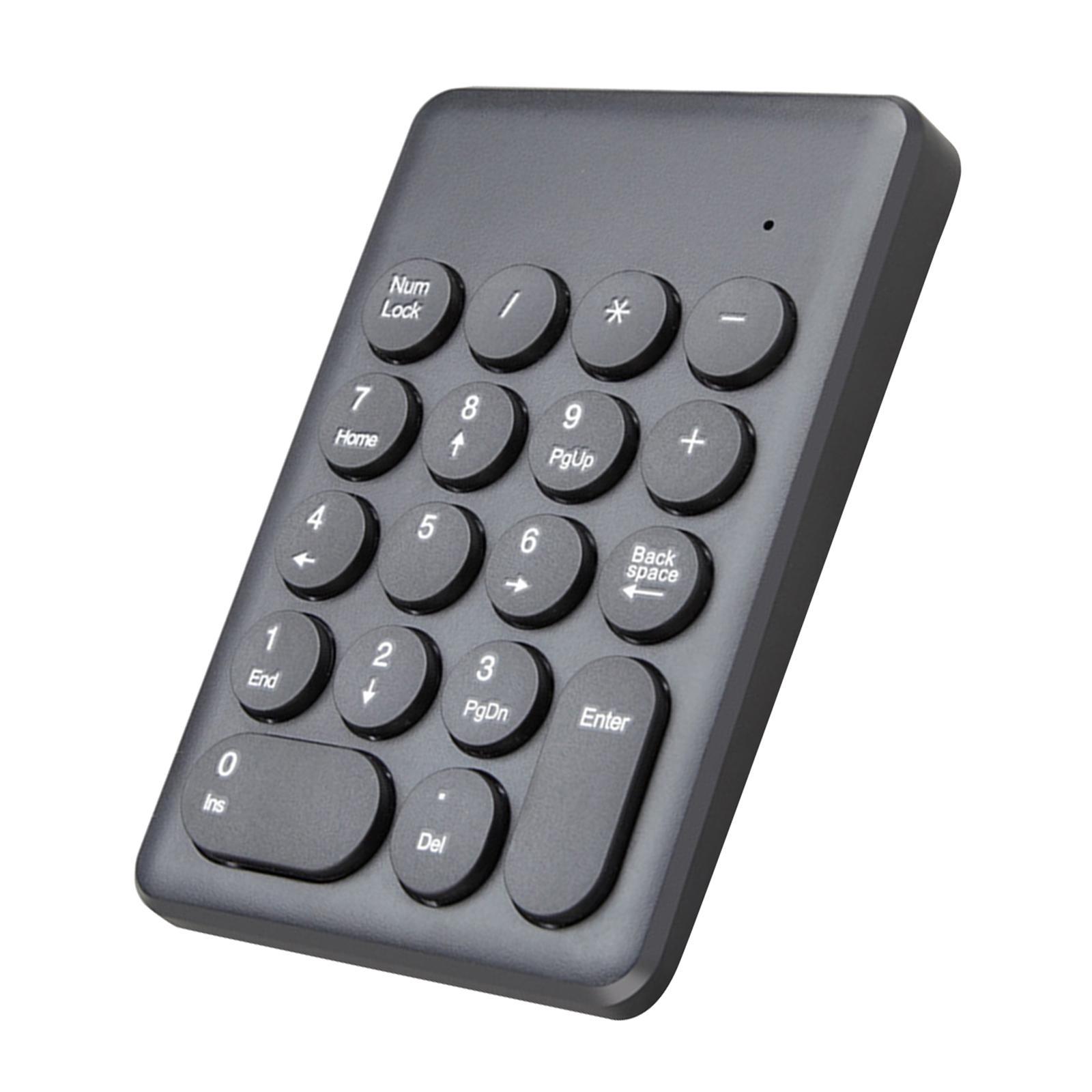 Portable 18 Keys 2.4G Wireless Numeric Keypad Number Numpad for PC