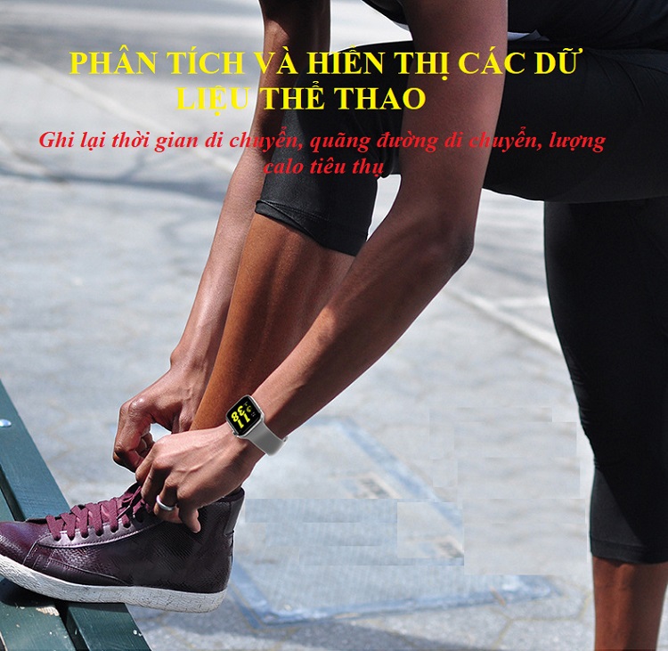 Đồng hồ theo dõi sức khỏe - Cá tính, trẻ trung, năng động