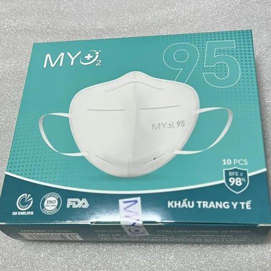 HỘP 10 KHẨU TRANG KF94 MY O2 - HỘP 10 KHẨU TRANG N95 MY O2 - HÀNG XUẤT KHẨU