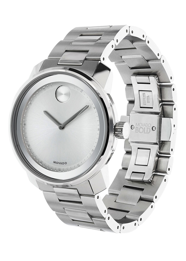 Đồng Hồ Nam Dây Kim Loại Movado 3600257 (42mm) - Trắng