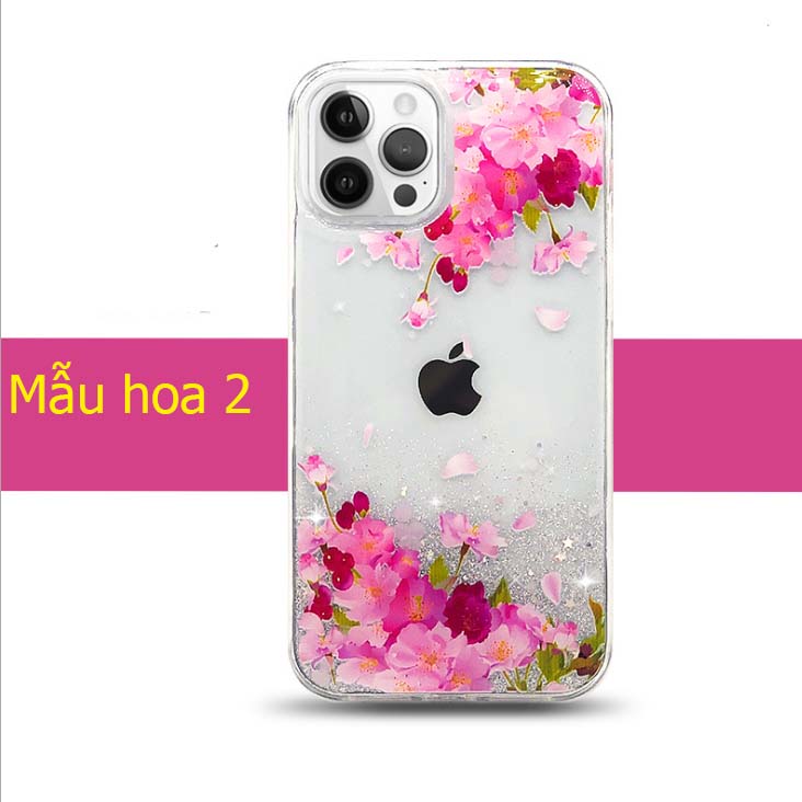 Ốp lưng cho iPhone 13 promax/ 12 promax hình hoa châu âu