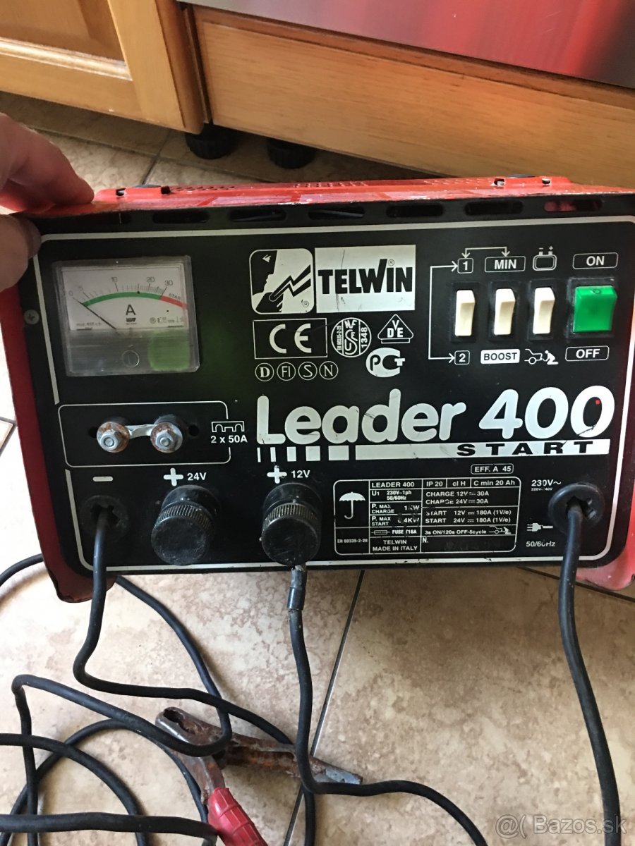 Máy Sạc &amp; Khởi Động Ắc Quy Telwin LEADER 400 START