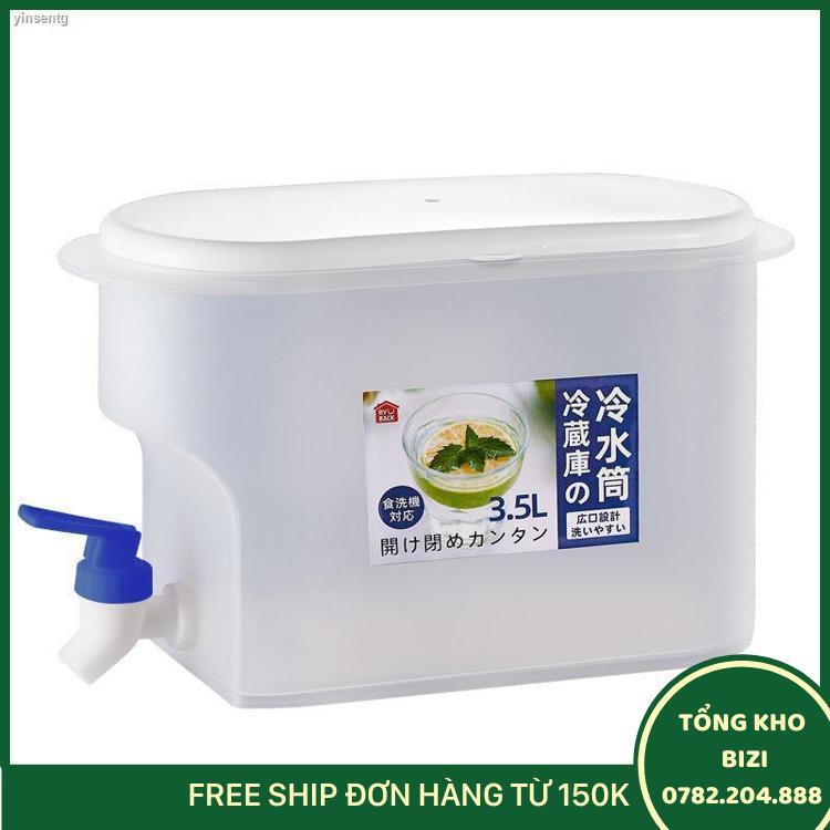 Bình Đựng Nước 3,5 Lít Có Vòi Siêu Tiện Lợi - Free Ship Toàn Quốc