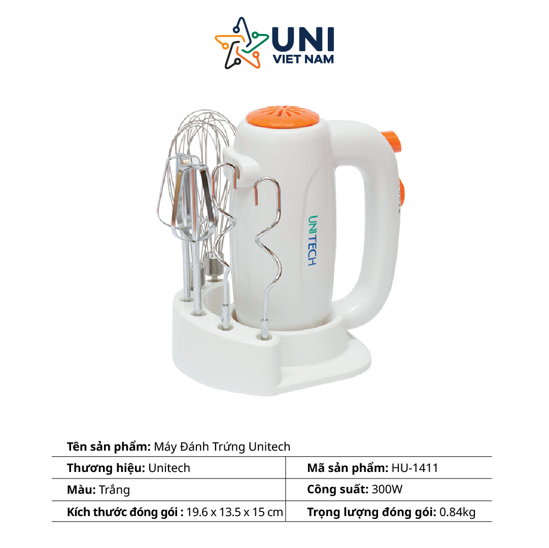 Máy đánh trứng Unitech HU-1411 - Hàng chính hãng