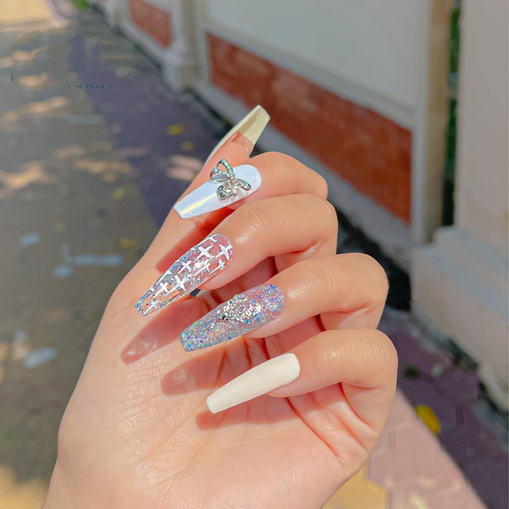 ￼Nhũ khổng tước 3 màu trang trí móng lấp lánh (lẻ hũ)