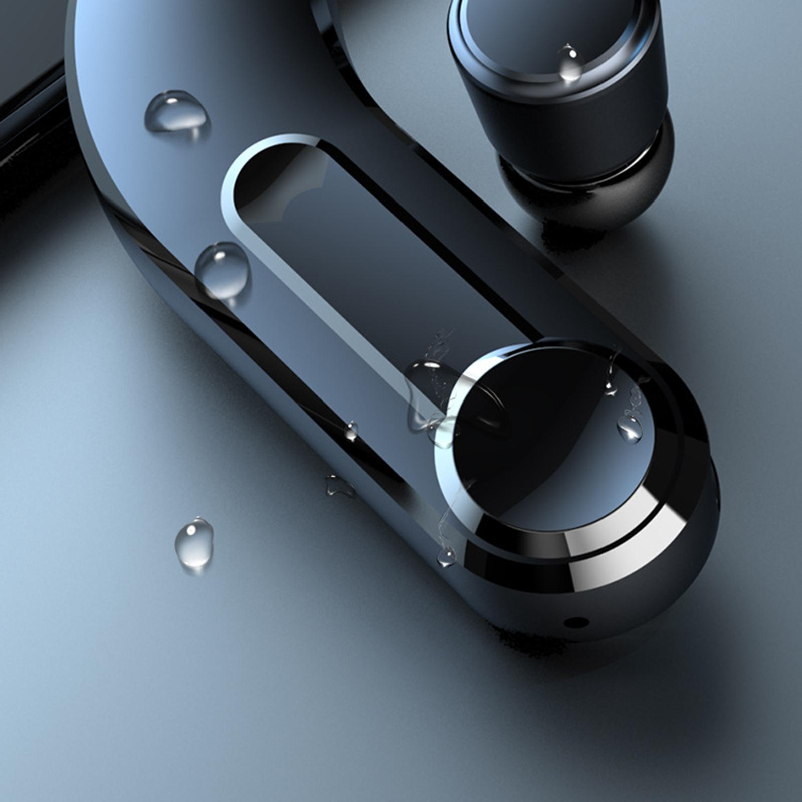 Bluetooth Wireless Single Ear Earpiece Business Trucker Driving Music Black