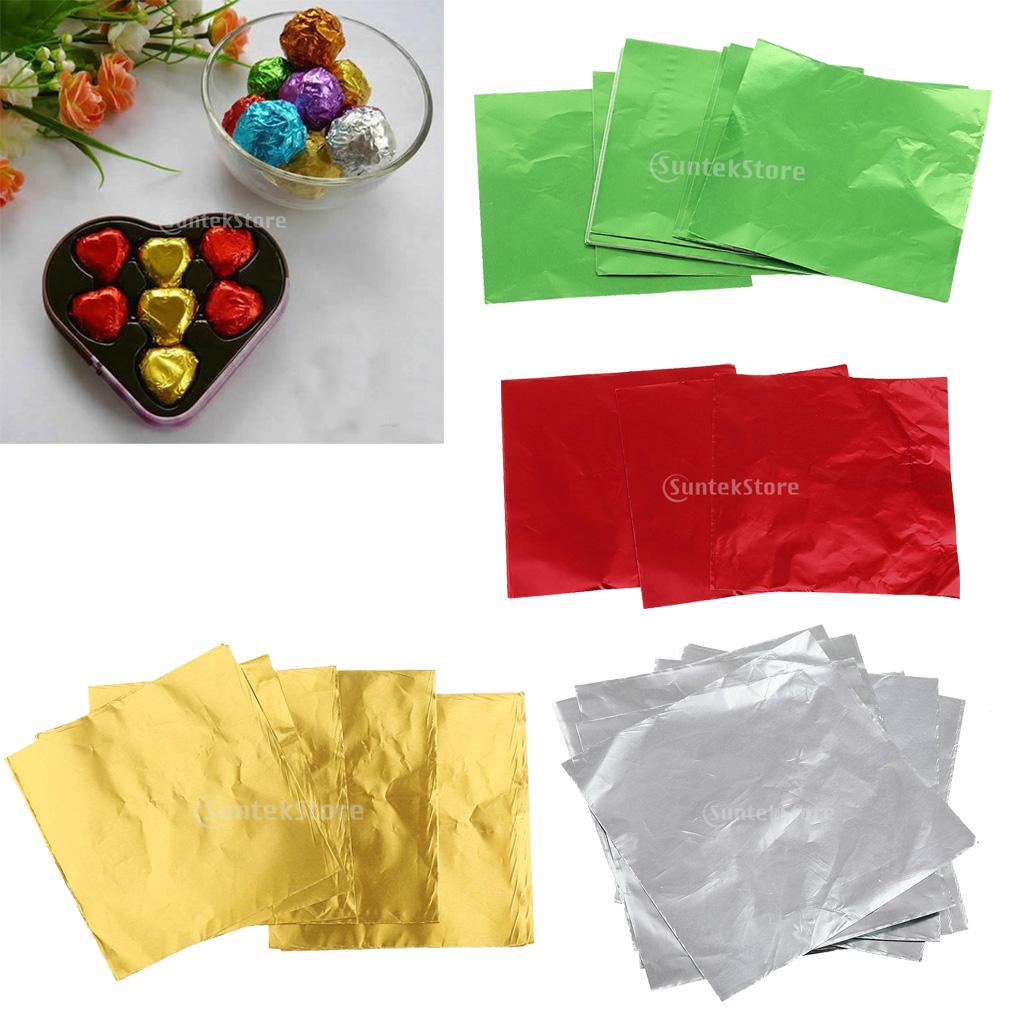 4x100 màu sắc Viền Bao cho chó Đồ Ngọt Kẹo Bánh Kẹo 8x8cm