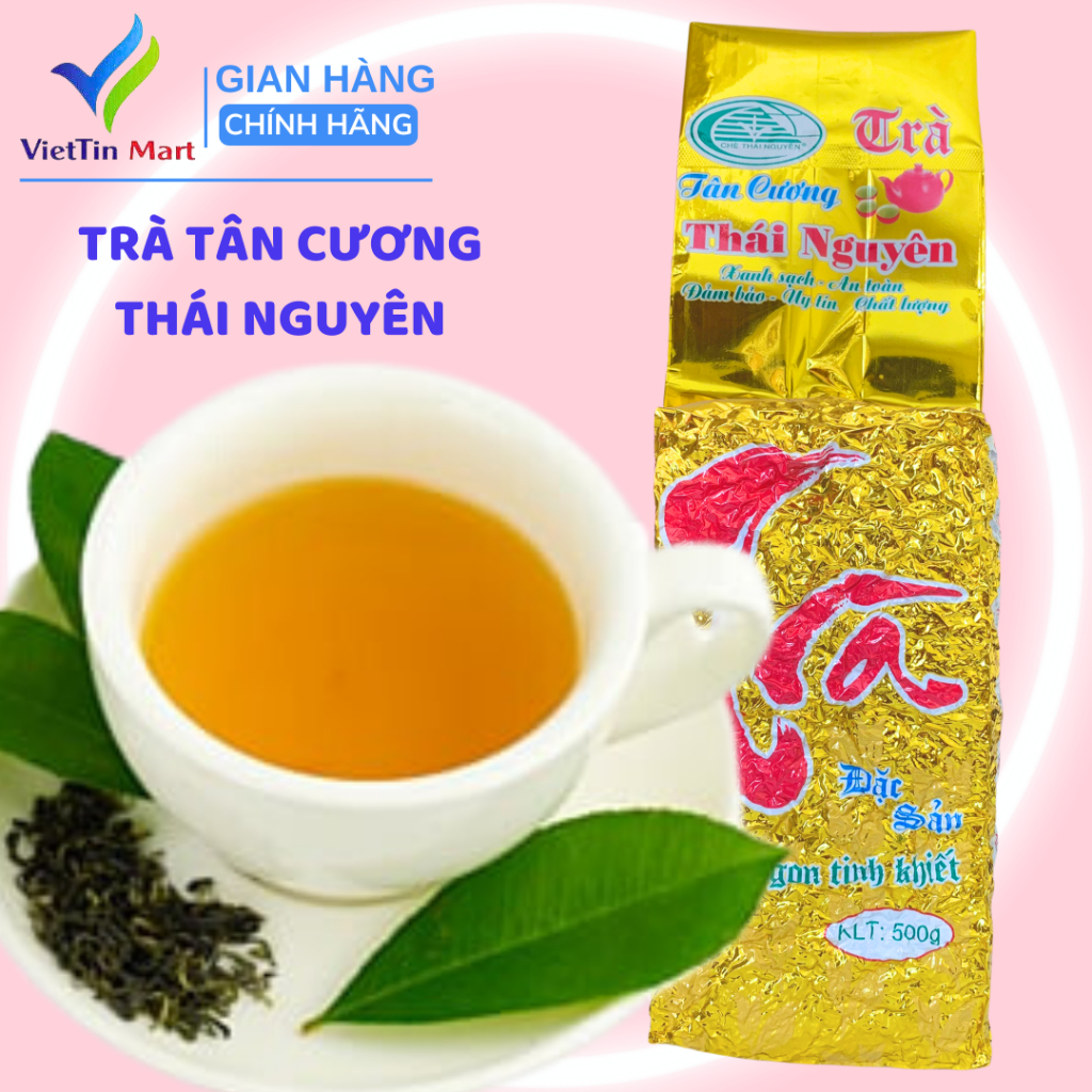 Trà Xanh Tân Cương Thái Nguyên 100GR ( Gói Vàng )