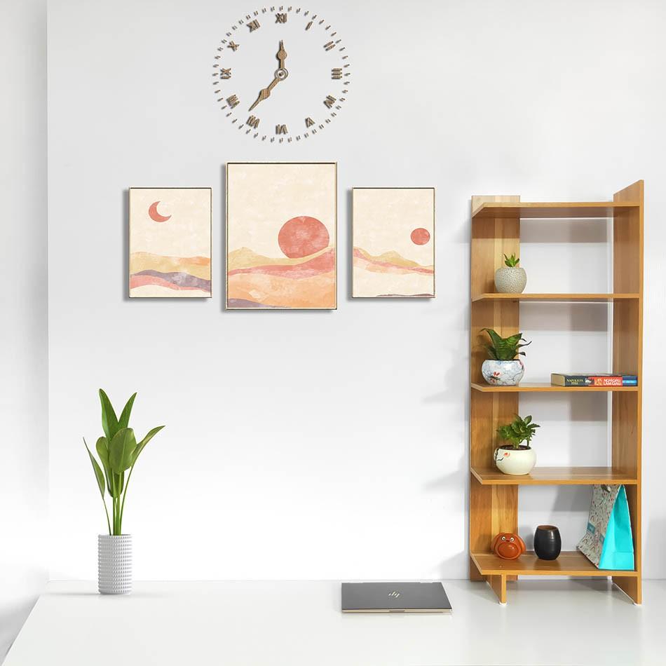 SET 3 tranh canvas decor phong cách minimalist, trừu tượng hiện đại - AR029 - 32
