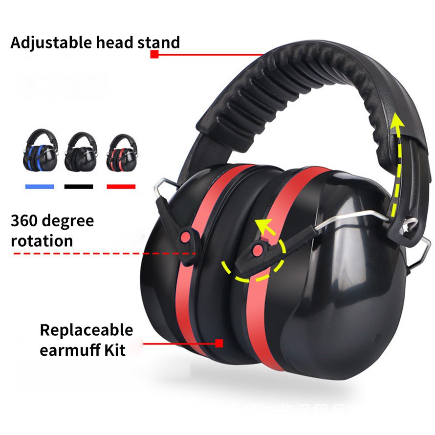 Vòng Chụp Tai Chống Ồn Hiệu Quả 7 lớp max 105dB Noise Reduction EARMUFF TRINITY cao cấp