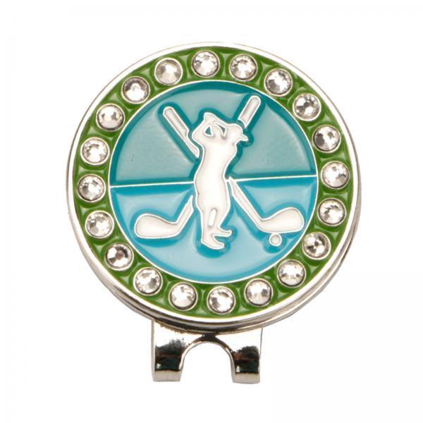 2x  Golf Ball Marker Hat Clip Golf Putting ball of training   Accessories Hat Clips Removable  Golf