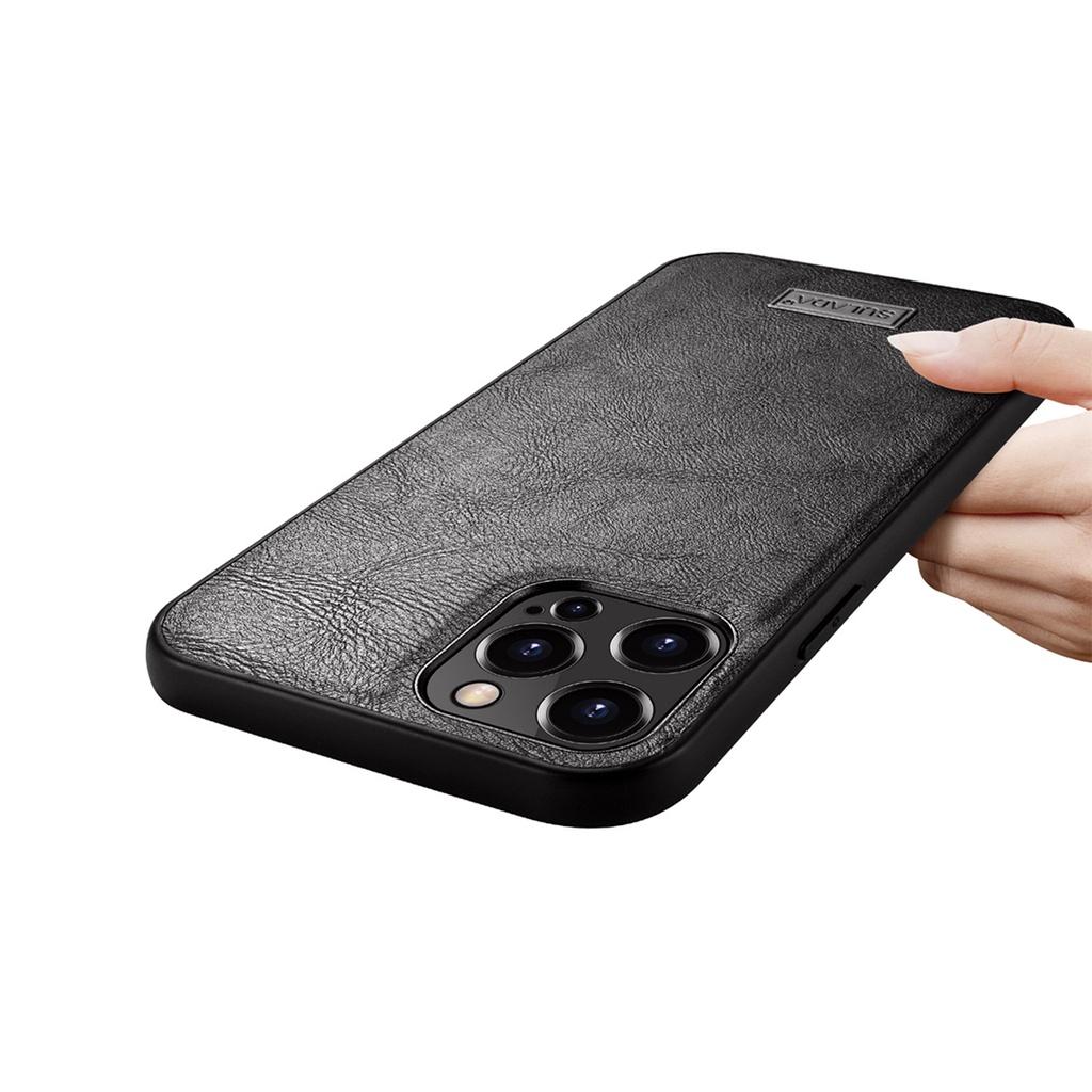 Ốp Lưng Da Sulada cho Điện Thoại Iphone - Hàng Chính Hãng