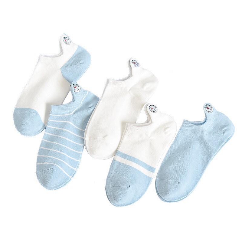 Set tất 5 đôi 100% cotton cao cấp cho bé 5-12y