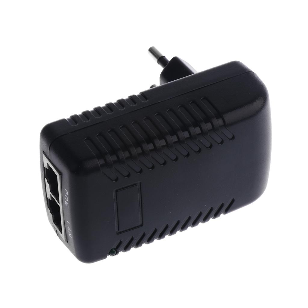 48V 0.5A PoE Injector Power Over Ethernet Adapter for 802.3 af IP Camera Wlan AP