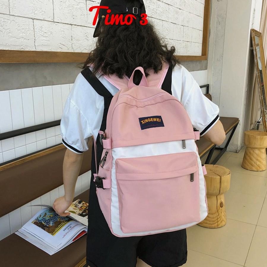 Balo thời trang, Balo học sinh ulzzang đi học nam, nữ đựng laptop đi chơi, đi phượt thiết kế basic (VTC5GA19K GIẢM 19K)