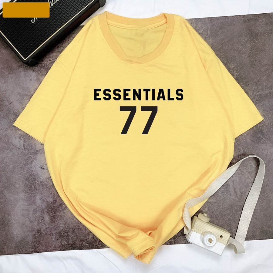 Áo Thun Nữ Tay Lỡ In Chữ ESSENTIALS 77