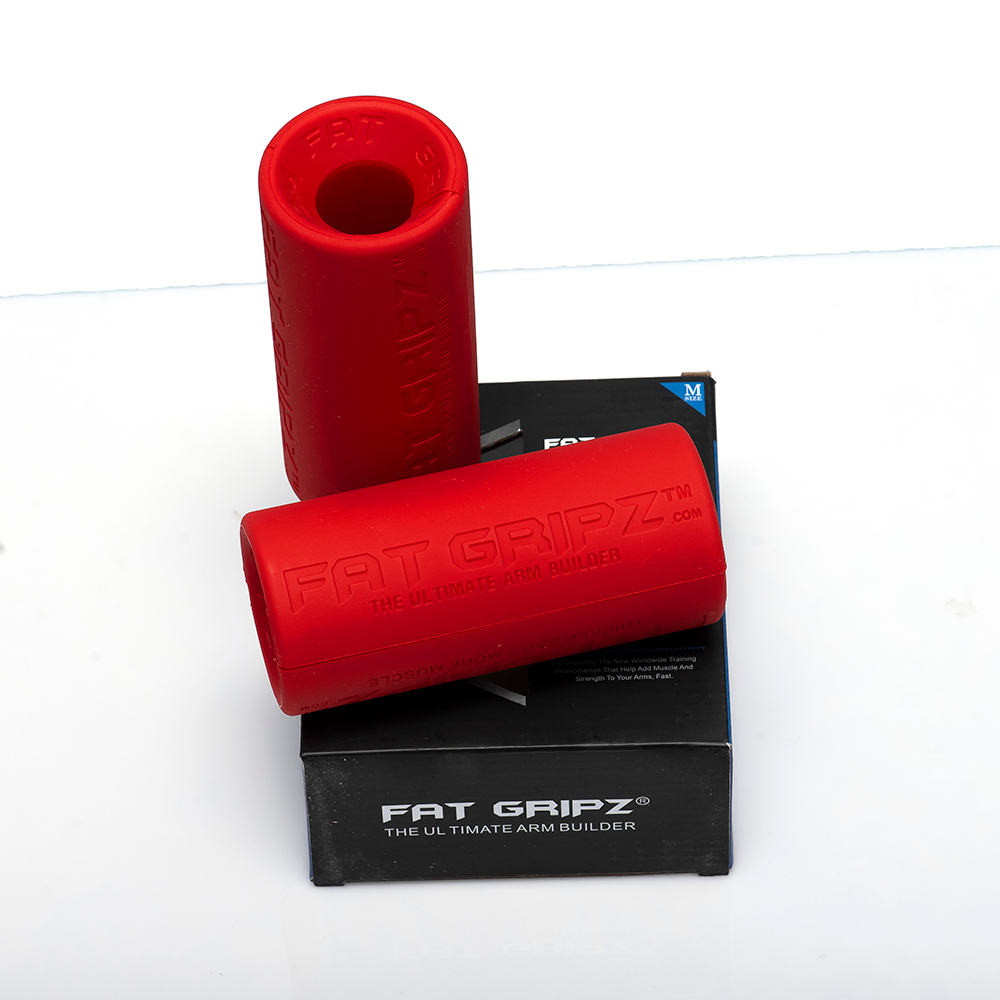 Fat Gripz tay nắm cao su bọc tạ hỗ trợ tập tay, tập Gym (1 Đôi)