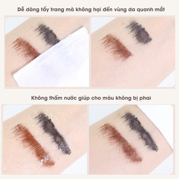 Mascara chuốt dài mi Chioture Flaring Slender thiết kế chổi thẳng chống thấm nước lâu trôi 1.5g