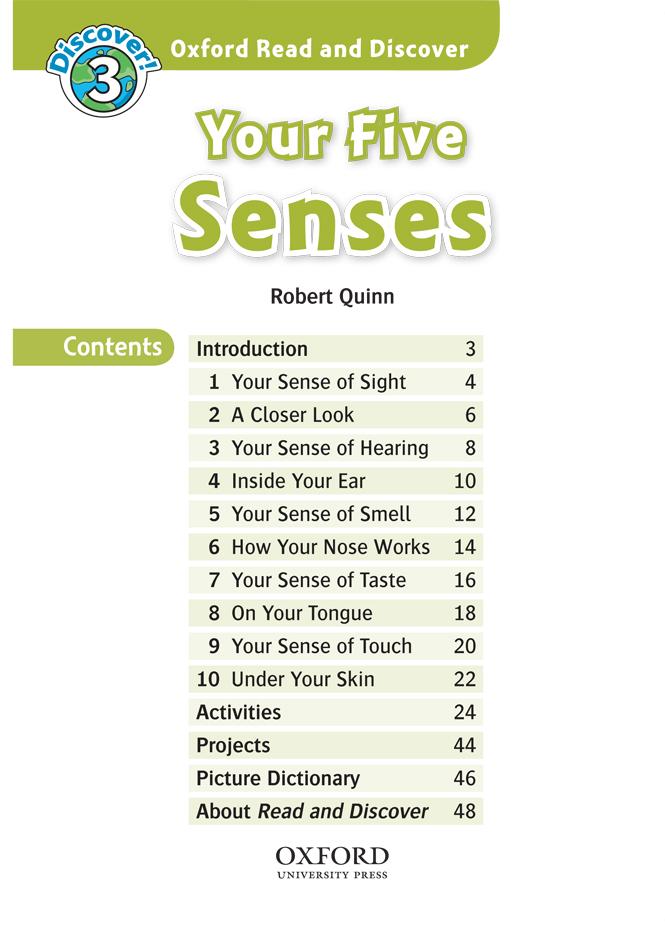 Oxford Read and Discover 3 Your Five Senses