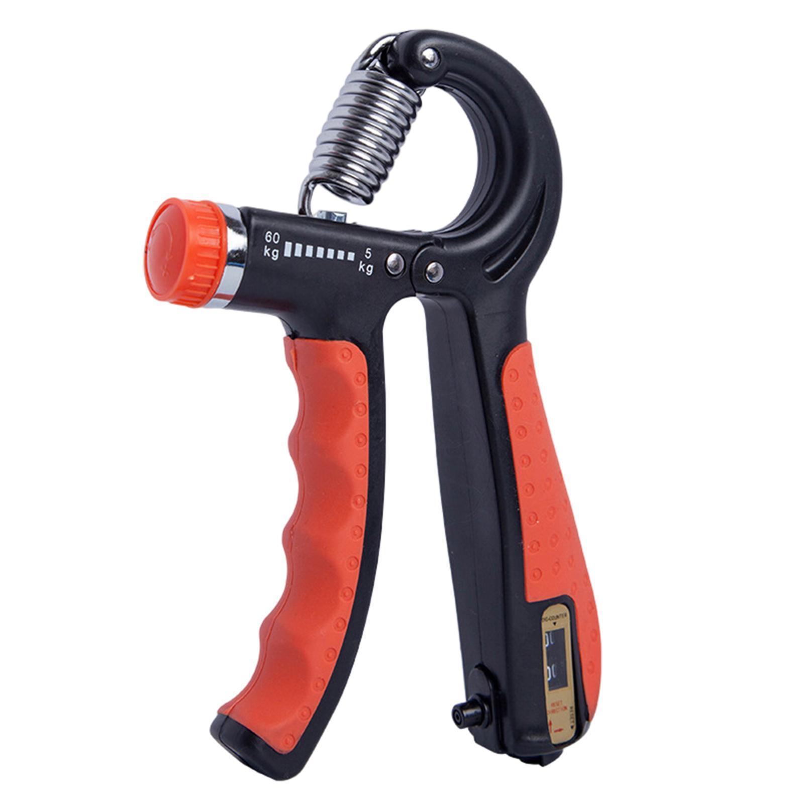 Hand Grip Strengthener Finger Exerciser Fitness Hand Gripper with Counter for Muscle Building, Musician, Guitar