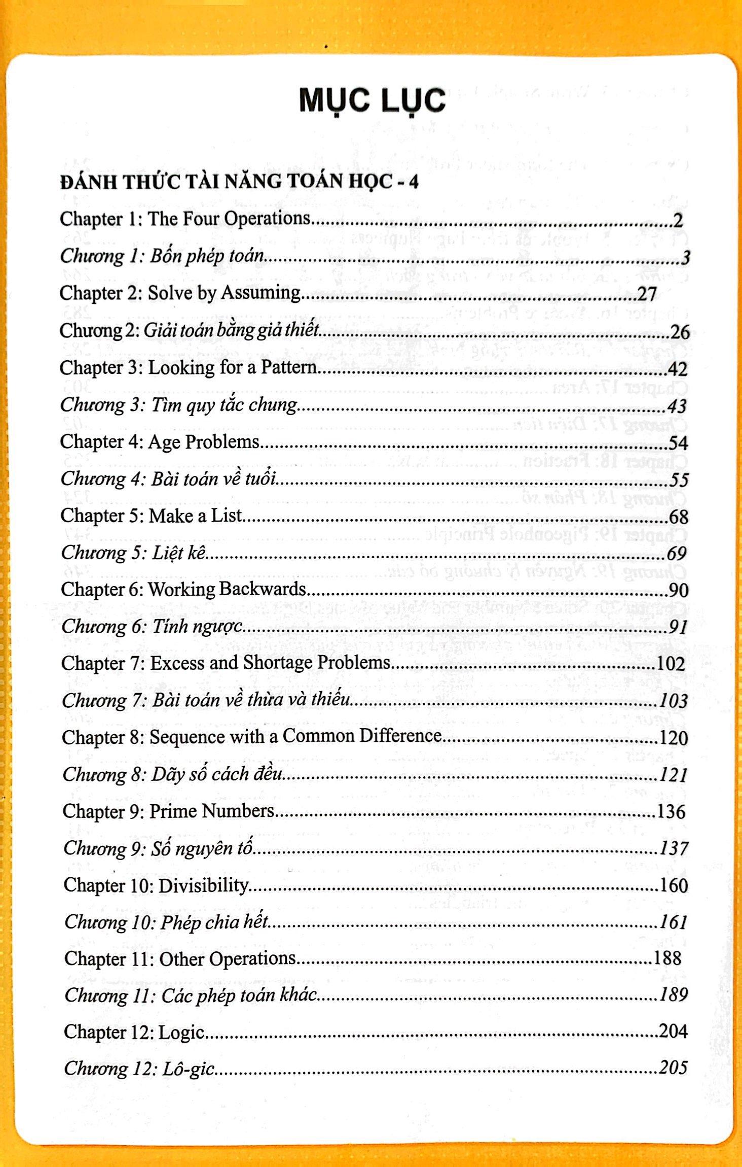Đánh Thức Tài Năng Toán Học - Unleash The Maths Olympian In You! - Tập 4 (10-12 Tuổi) (Tái Bản 2023)