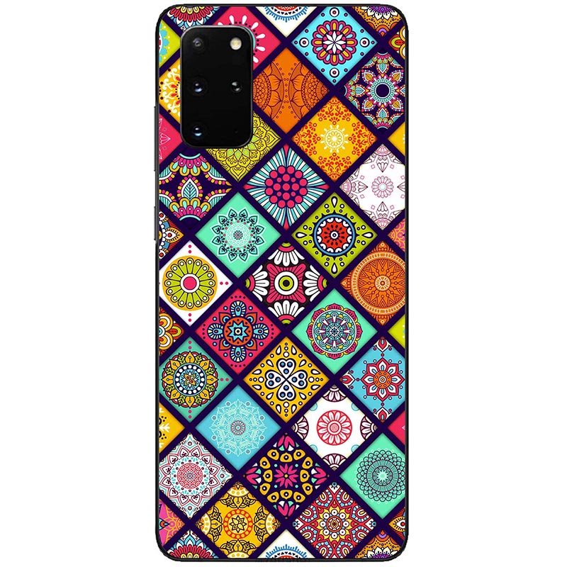 Ốp lưng dành cho Samsung S20 Plus, S20+ mẫu Họa tiết ô vuông
