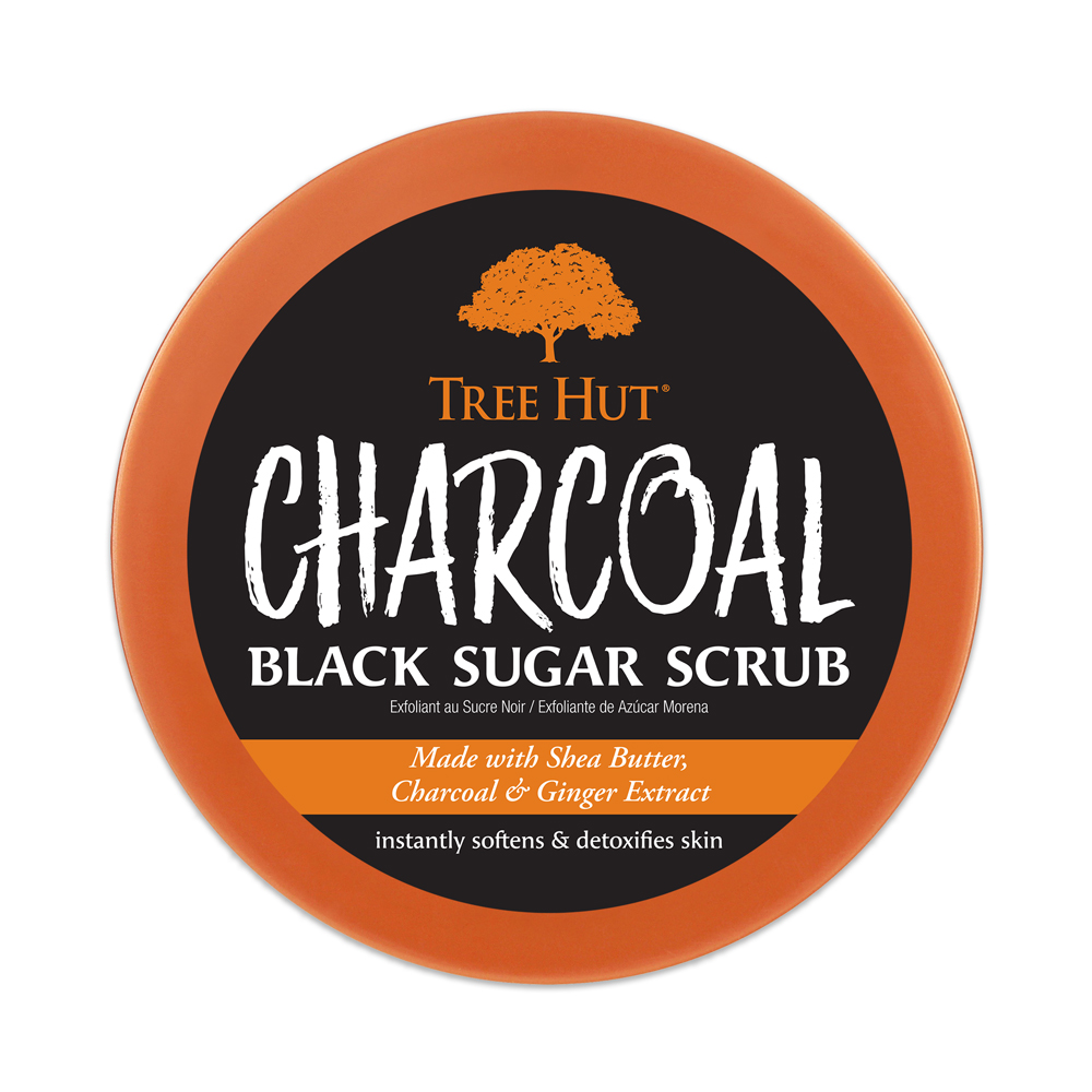 Tẩy tế bào chết cơ thể Tree Hut Charcoal Black Sugar Scrub