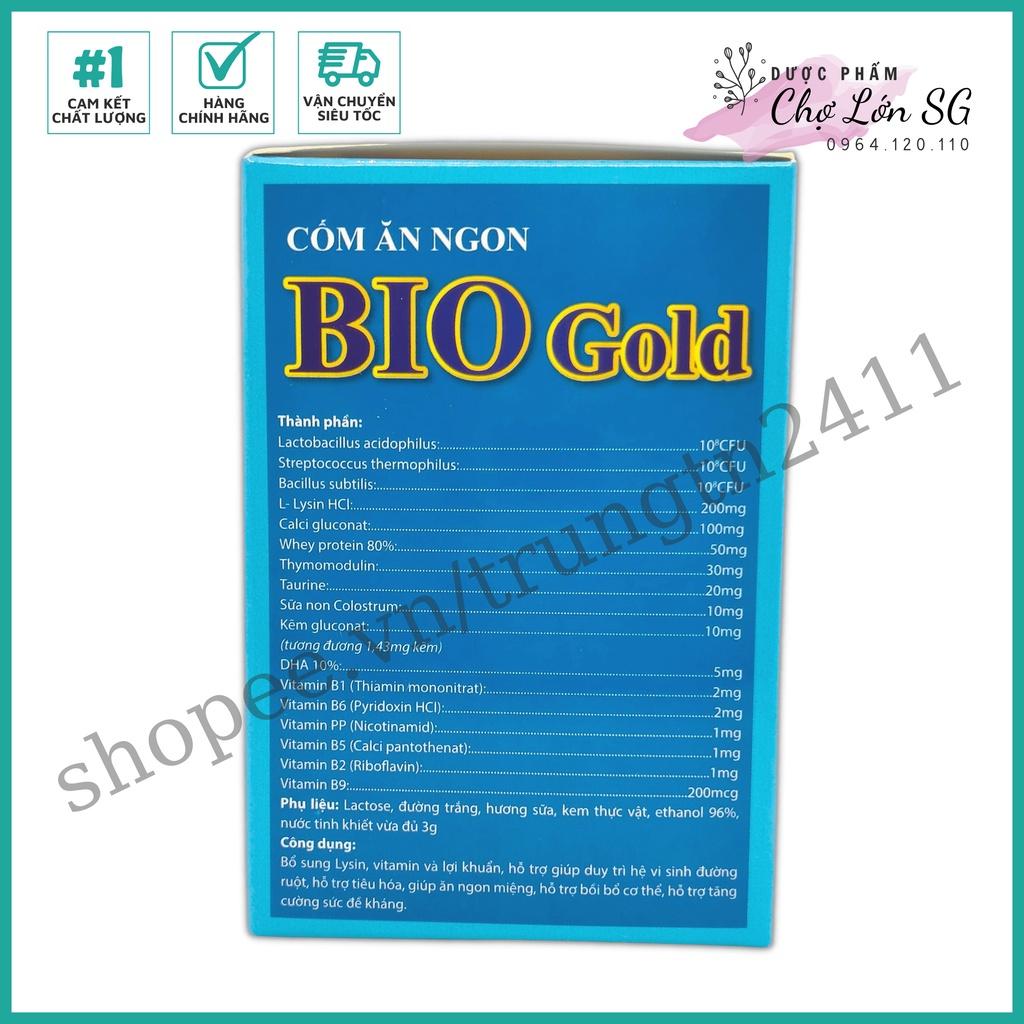 Cốm ăn ngon bio gold biogold hỗ trợ cải thiện đường tiêu hóa – Hộp 20 gói