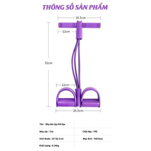 Dây kéo cao su tập thể dục