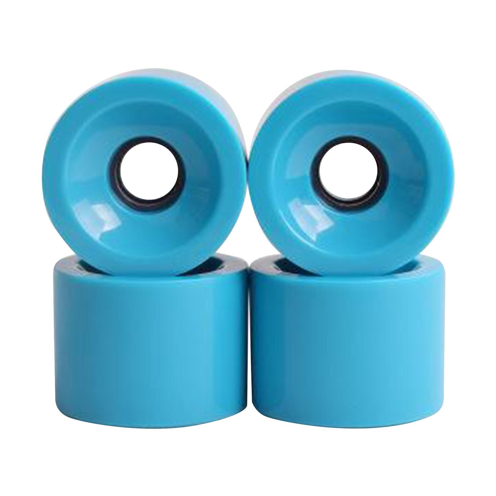 8x 78A Hardness Skateboard Wheels 70X51mm Longboard Roller Parts