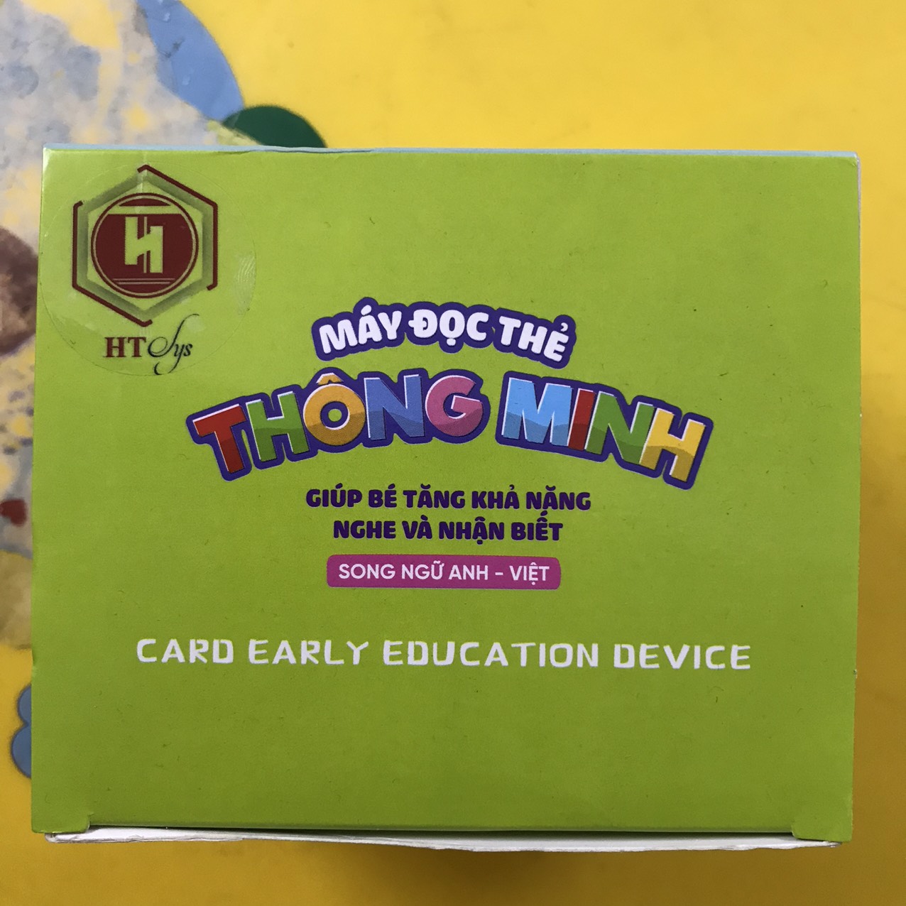 Máy đọc thẻ song ngữ Anh Việt, Máy đọc thẻ tiếng Anh loại 255 thẻ Flashcard 510 từ vựng