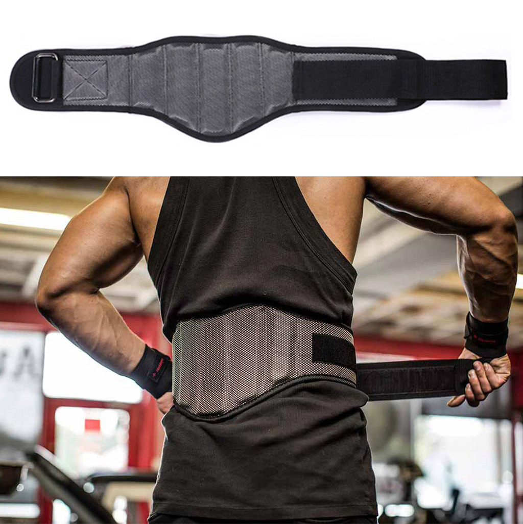 ĐAI LƯNG TẬP GYM THIẾT KẾ LỤC GIÁC, Bản rộng 19cm hỗ trợ bảo vệ lưng tối ưu