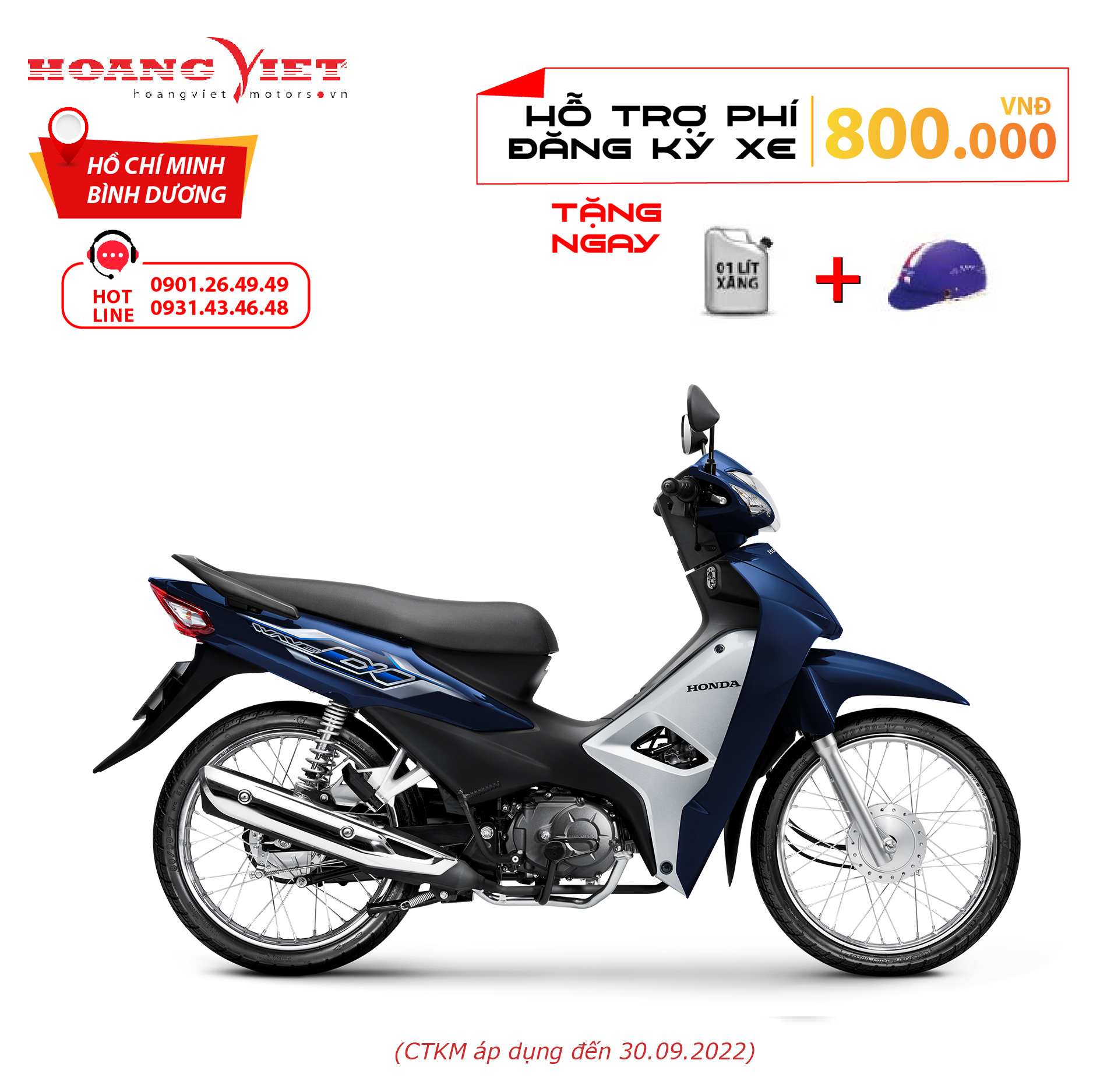 Xe Máy Honda Wave Alpha 2023 Phiên bản Tiêu Chuẩn