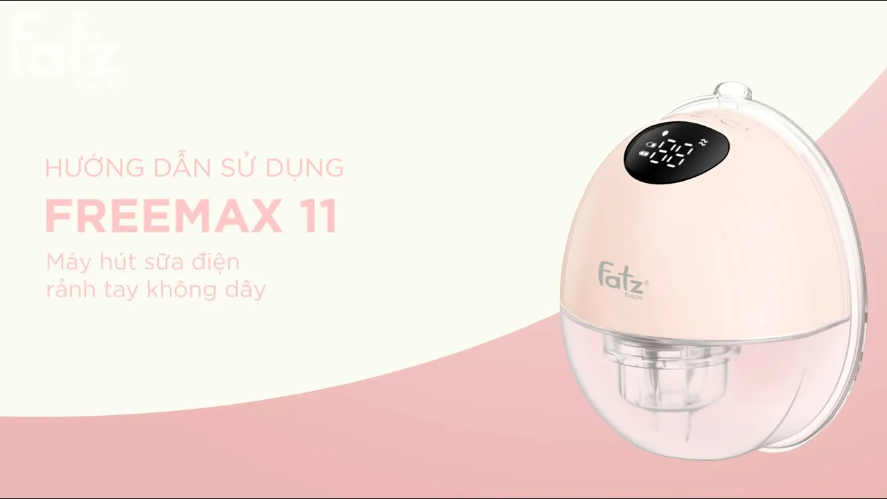 Máy hút sữa điện rảnh tay không dây Fatz baby Freemax 11 -  FB1207CW