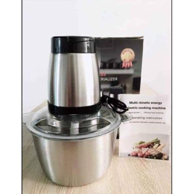 máy xay thịt cối inox