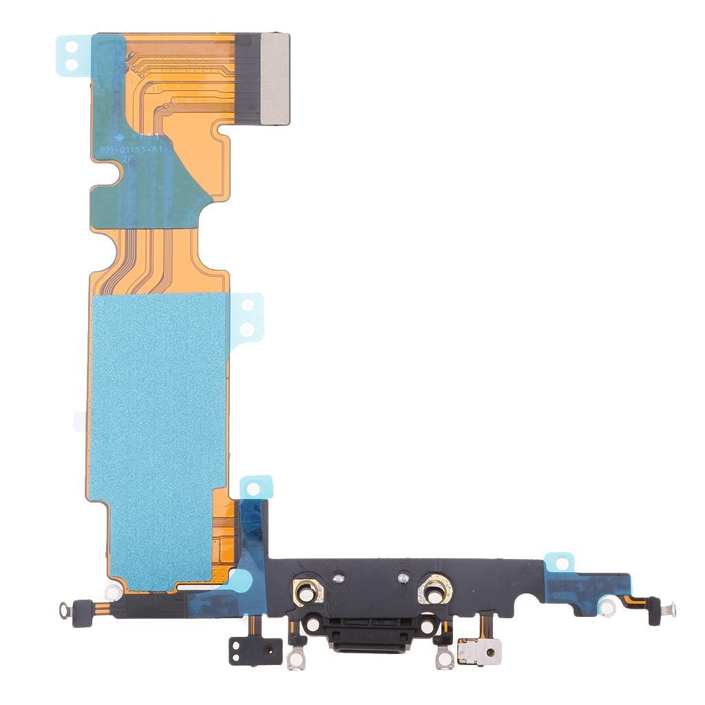 Replacement Dock Connector Charging Port Flex Cable For 8 Plus Black