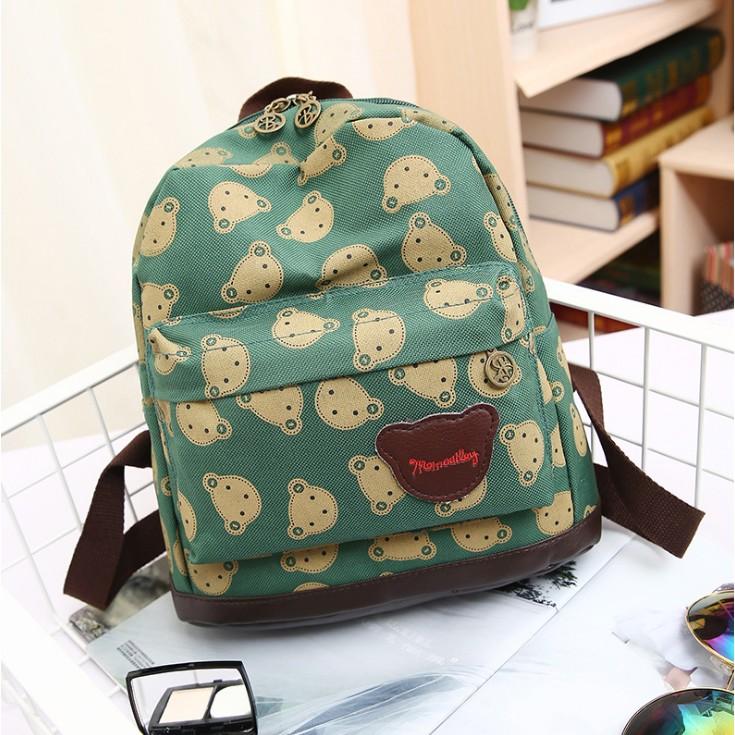 Ba lô hình gấu mẫu ba màu BLN16