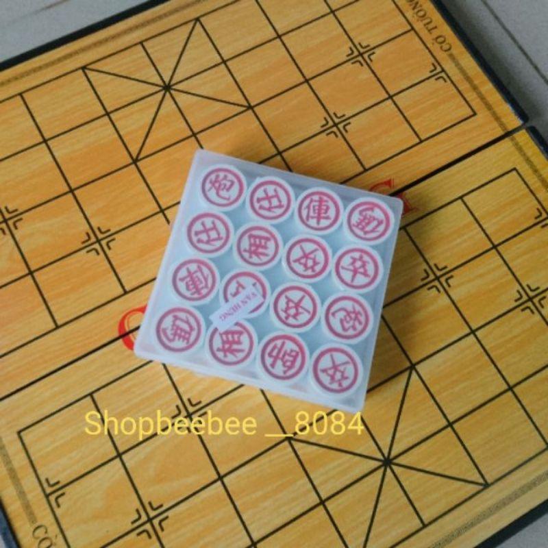 Bộ cờ tướng kèm bàn gấp nhựa 2 size