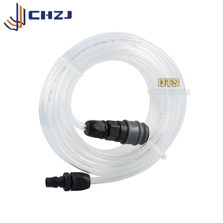 Bộ 15m ống dây hơi khí nén EVA Đài Loan CHZJ 5x8mm, khớp nối nhanh SPPP tự động, chịu áp lực suất cao, độ bền vượt trội