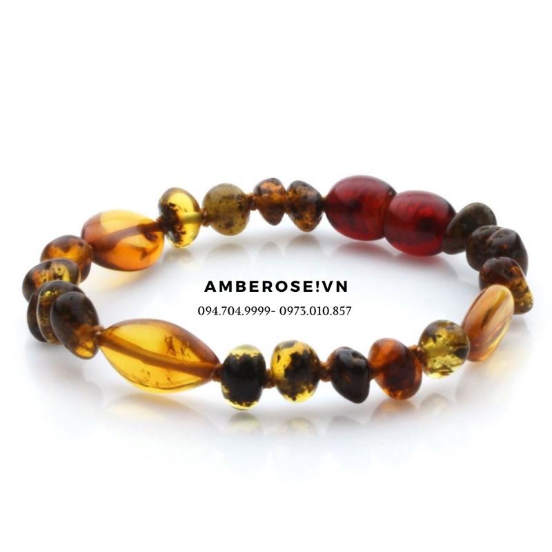 Vòng tay hp Amber Úc cho bé 0-3y size 14 cm VTABDB11