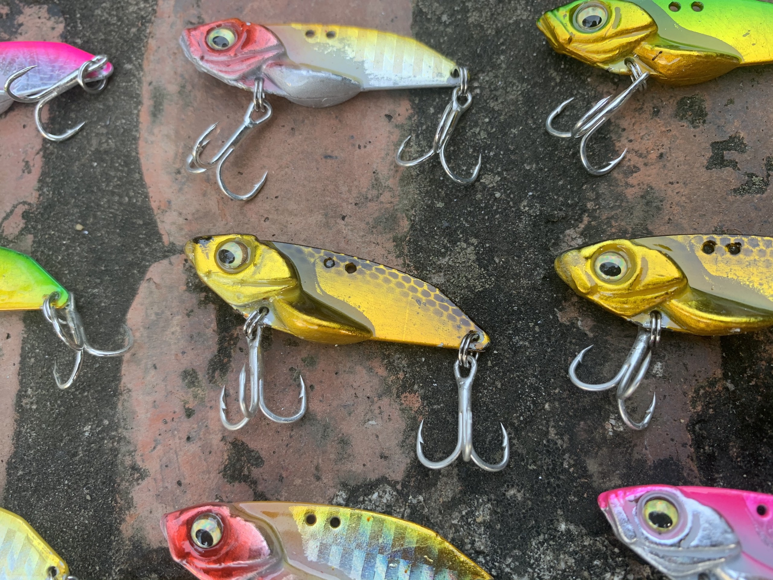 Mồi giả câu lure - Combo 3 con cá sắt - Lưỡi câu BKK cao cấp - MC 02