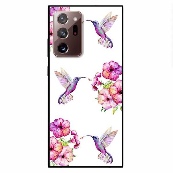Ốp lưng dành cho Samsung Note 20 - Samsung Note 20 Ultra mẫu Hoa Và Chim Hồng