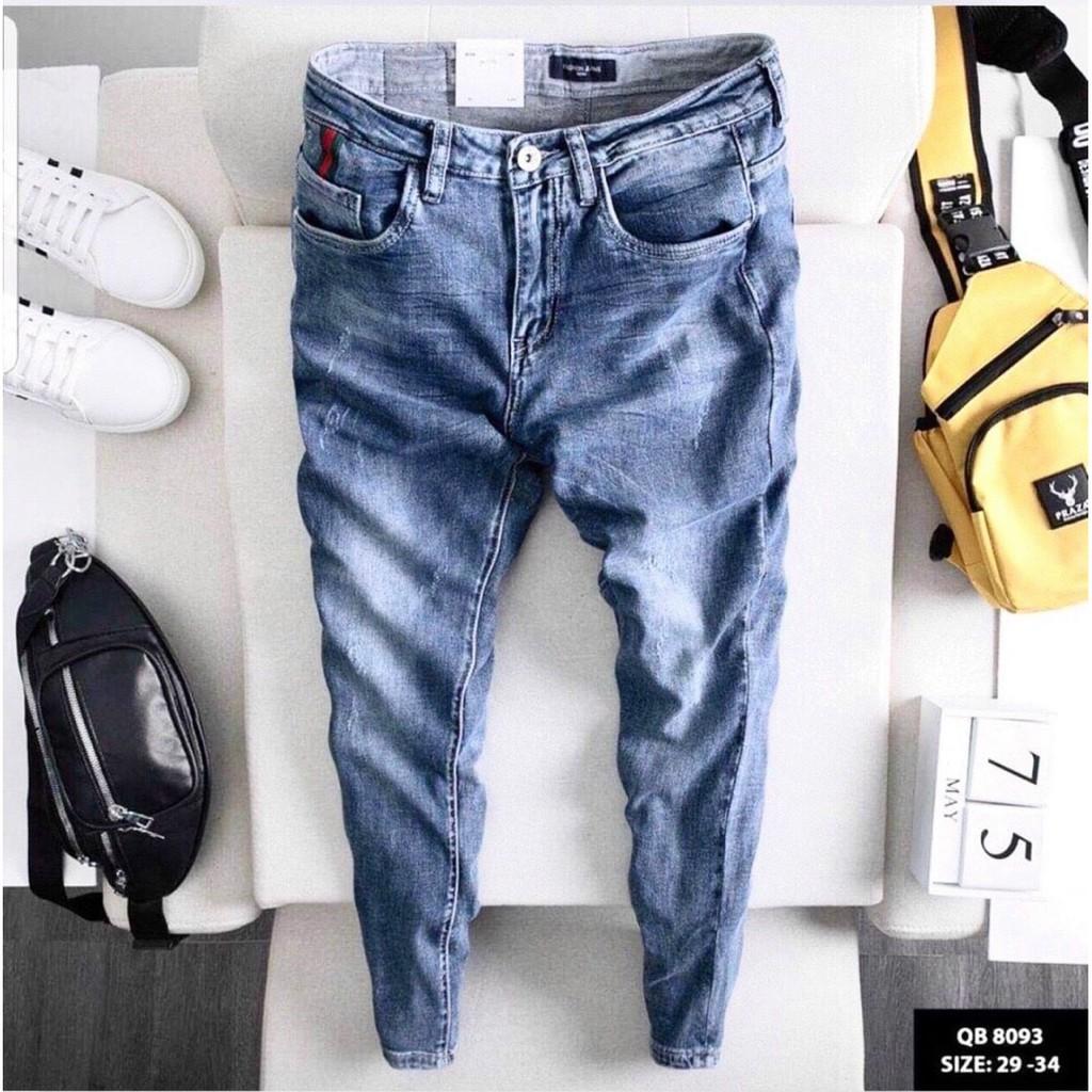Quần jean nam xước cao cấp vải jean co dãn hàng chuẩn shop Phuongnamshop20 kvp13