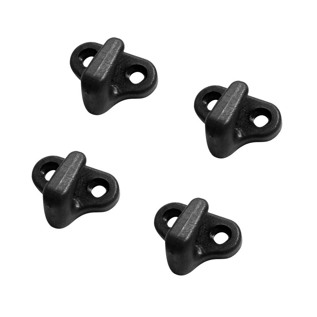 4  Nylon Replacement Kayak Lashing Hooks /   with Screws