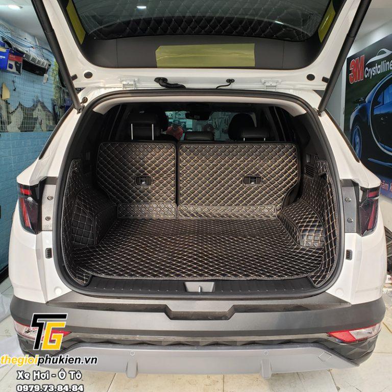 Lót cốp da 6D Hyundai Tucson 2022 full thành