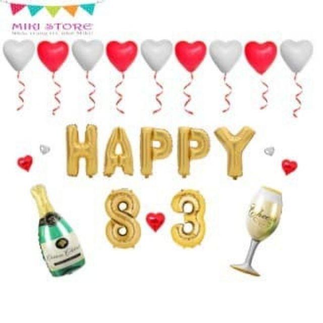 SET BÓNG TRANG TRÍ NGÀY 8 THÁNG 3